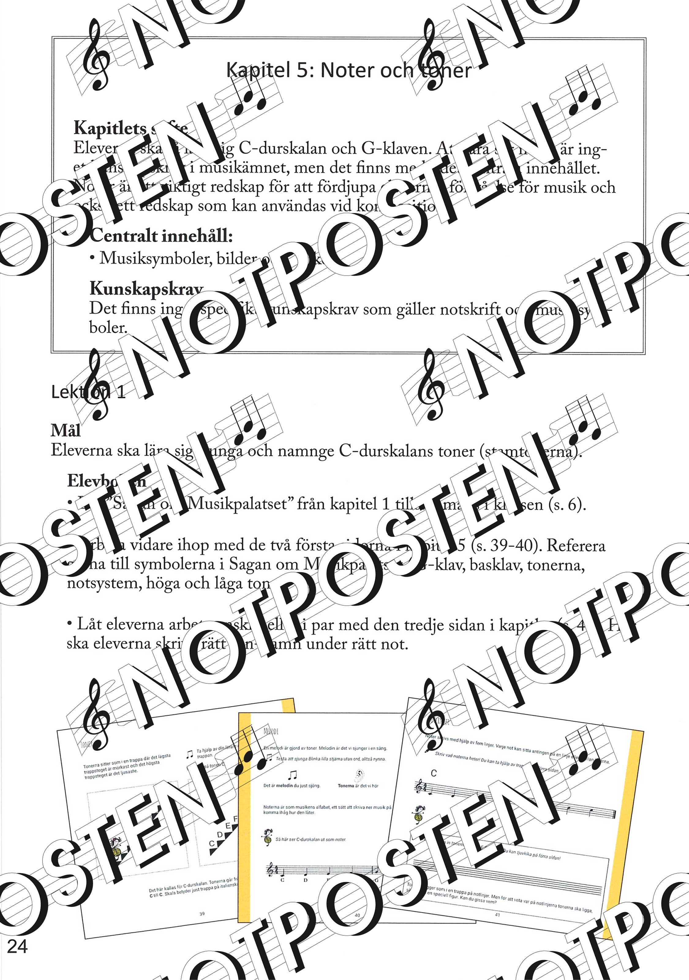 Musikpalatset 1: Lärarhandledning