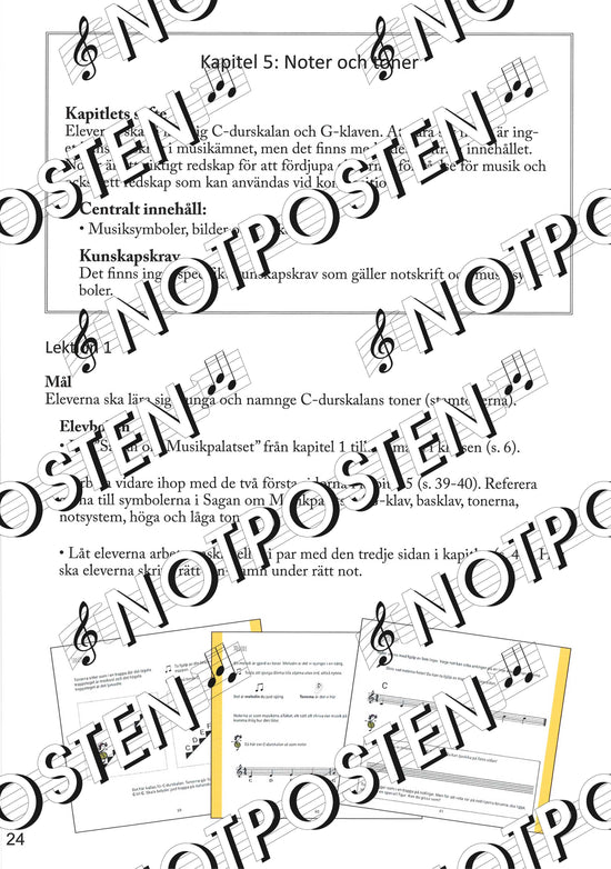 Musikpalatset 1: Lärarhandledning
