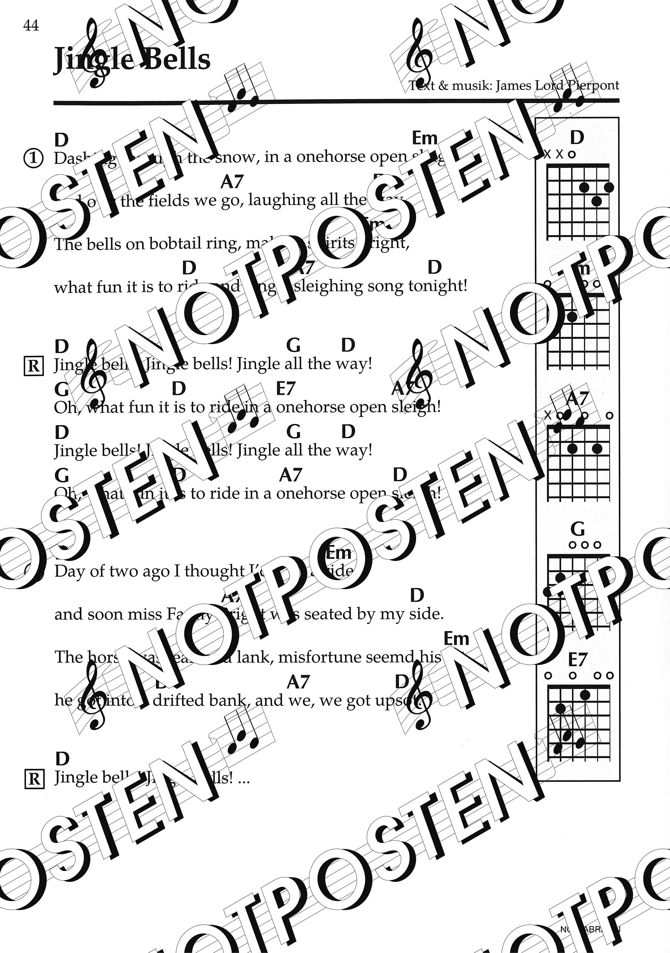 100 lätta jullåtar: Gitarr