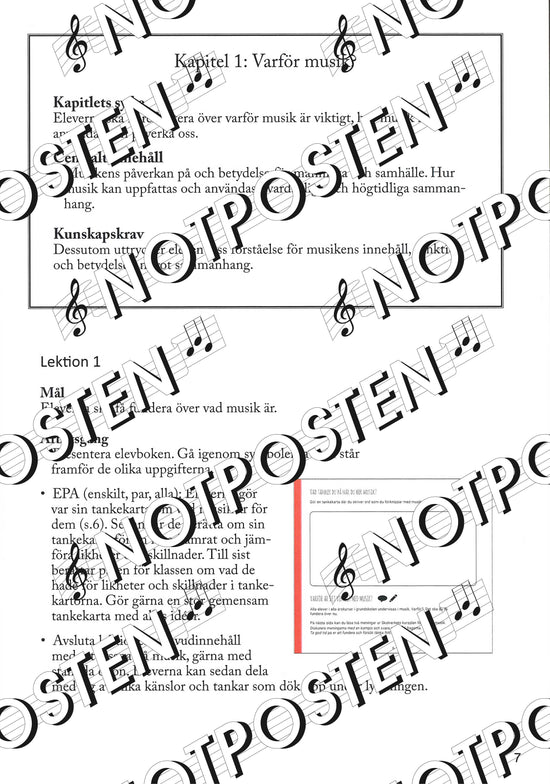 Musikpalatset 3: Lärarhandledning
