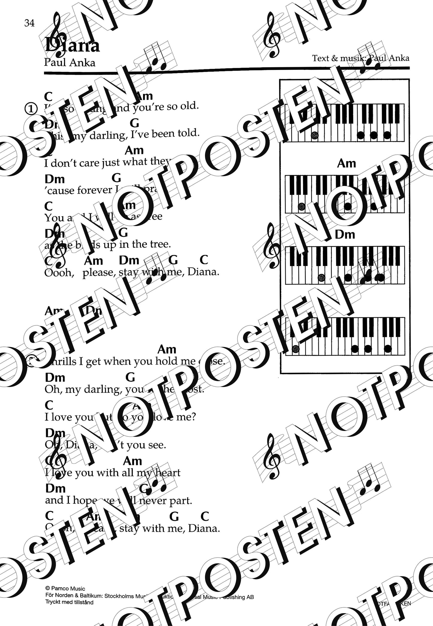 100 lätta låtar: Piano/Keyboard 2