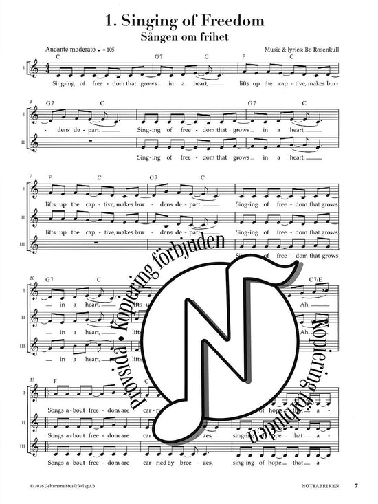 Come and sing – together! : 22 songs for choir