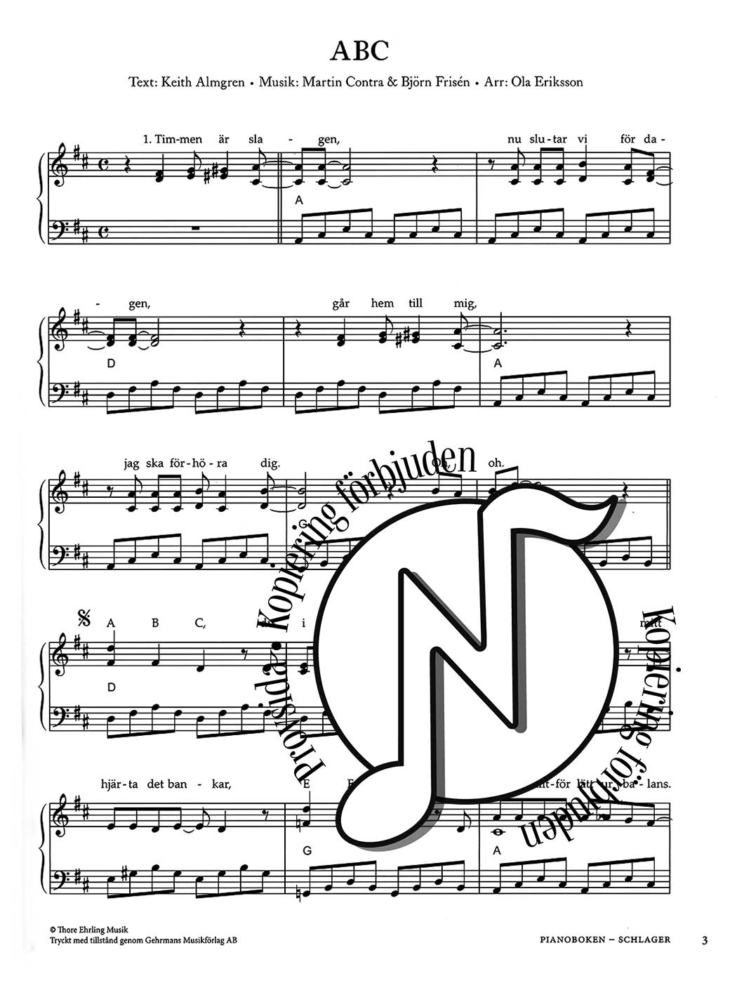 Pianoboken: Schlager