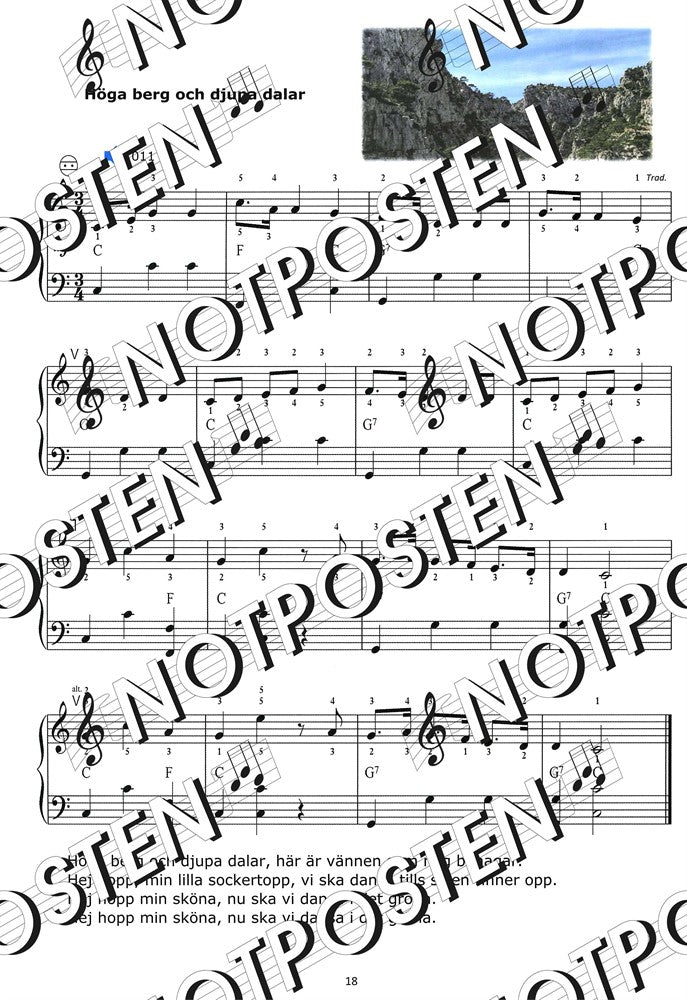 Melodialbum: Jul - Födelsedag - Midsommar