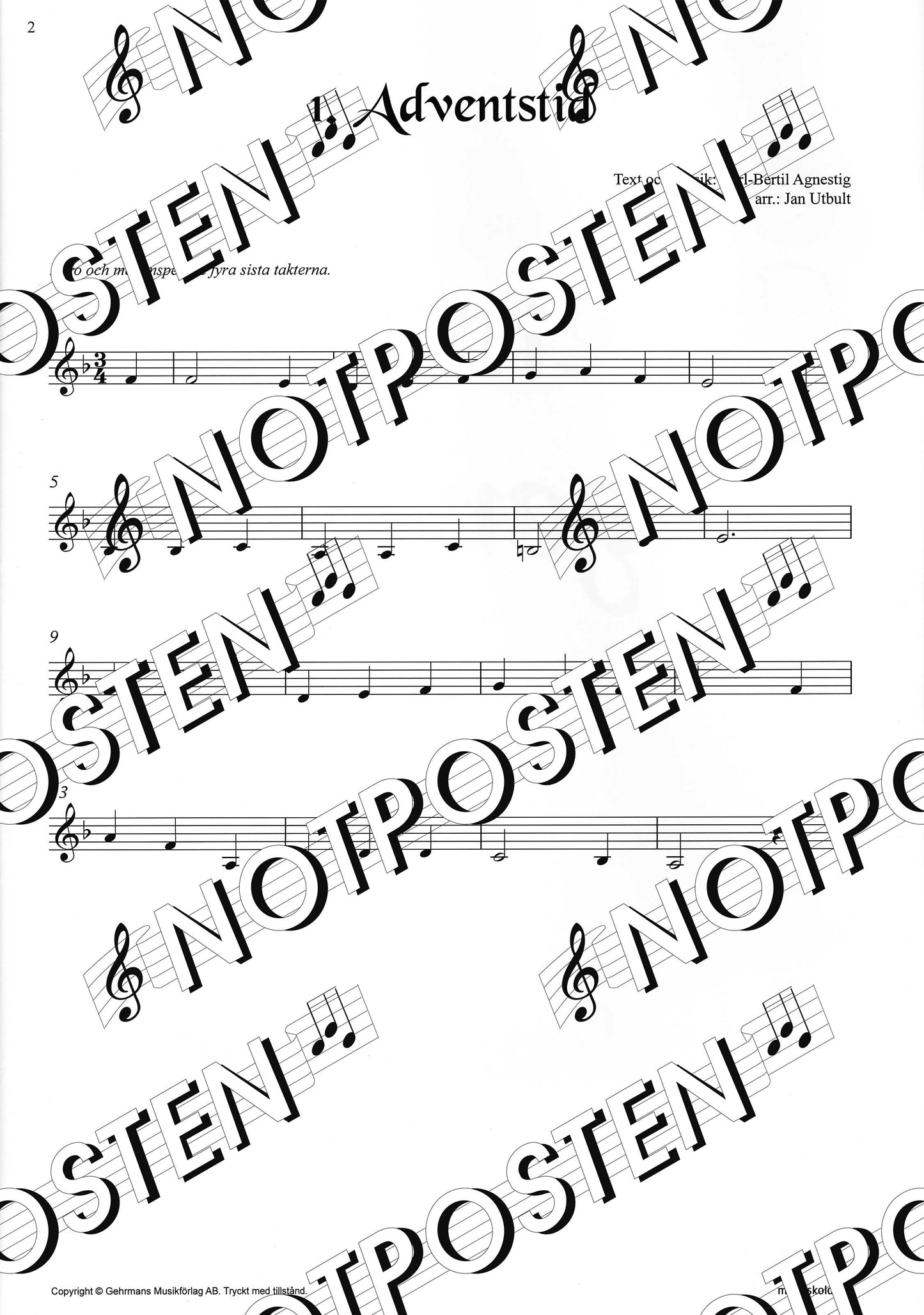 Julens bästa sånger för Klarinett och Trumpet Reviderad (med andrastämmor)