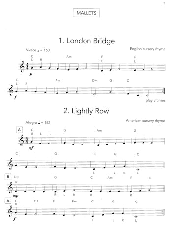 Easy Mallets Famous Songs