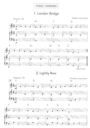 Easy Mallets Famous Songs