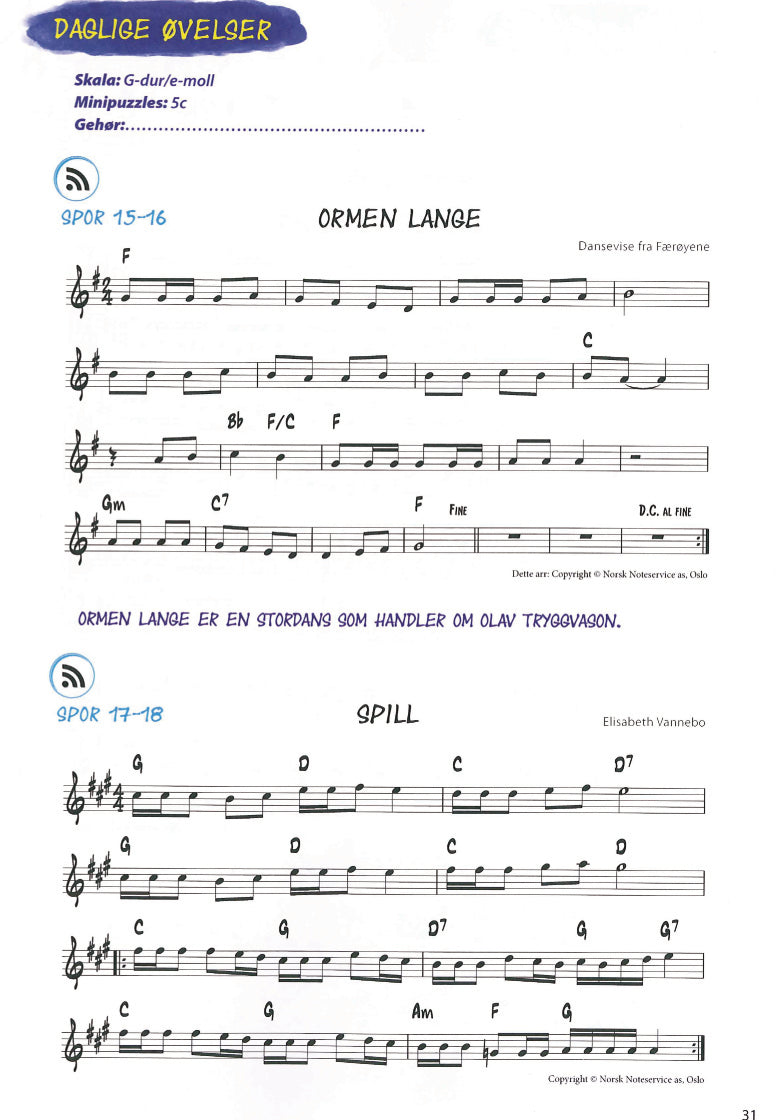 Spill Sopran- og Tenorsaxofon 2