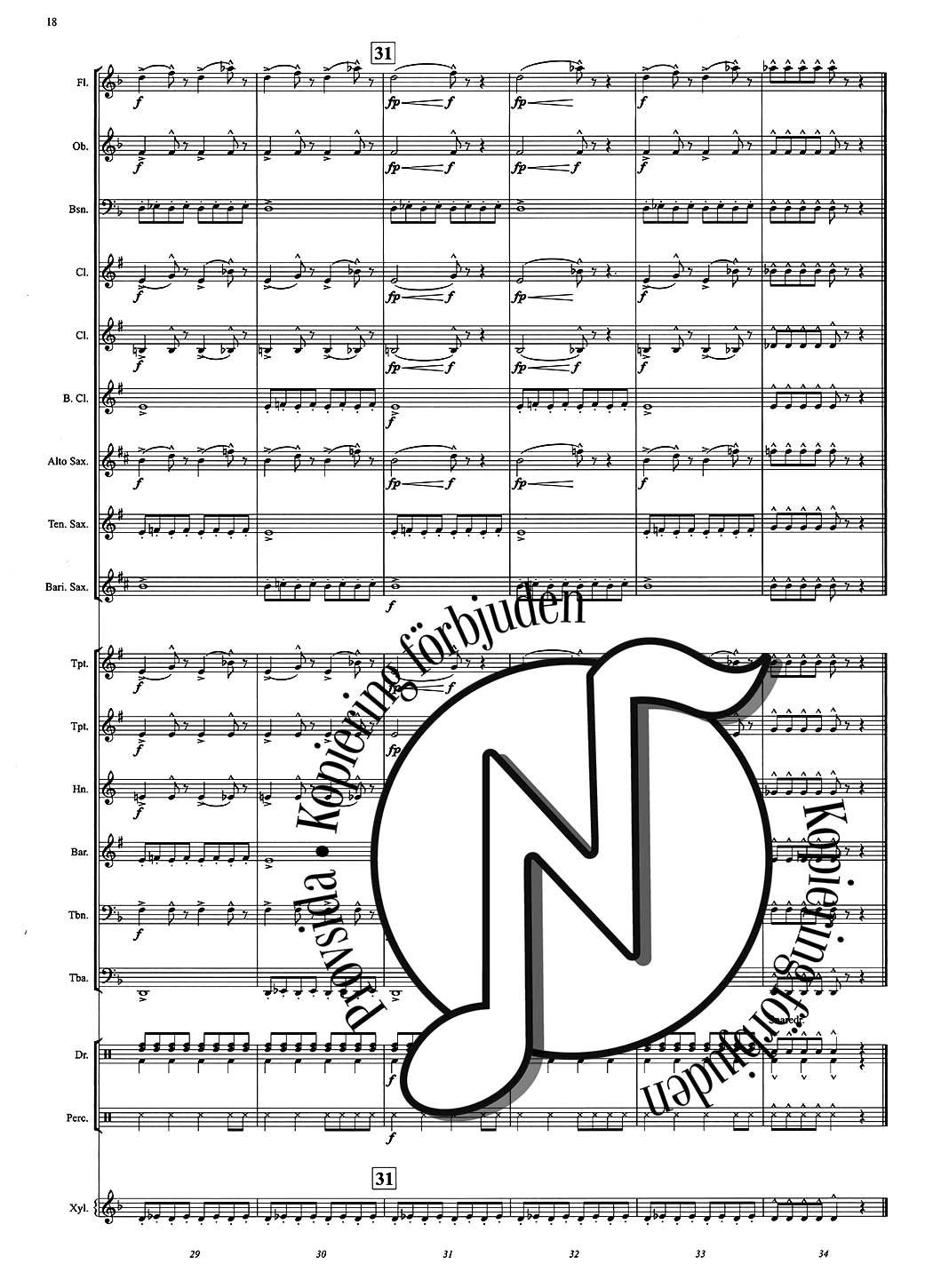 Music for beginners: Music for Halloween (Concert Band Grade 1–1,5)
