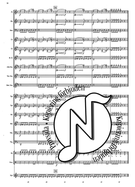 Music for beginners: Music for Halloween (Concert Band Grade 1–1,5)