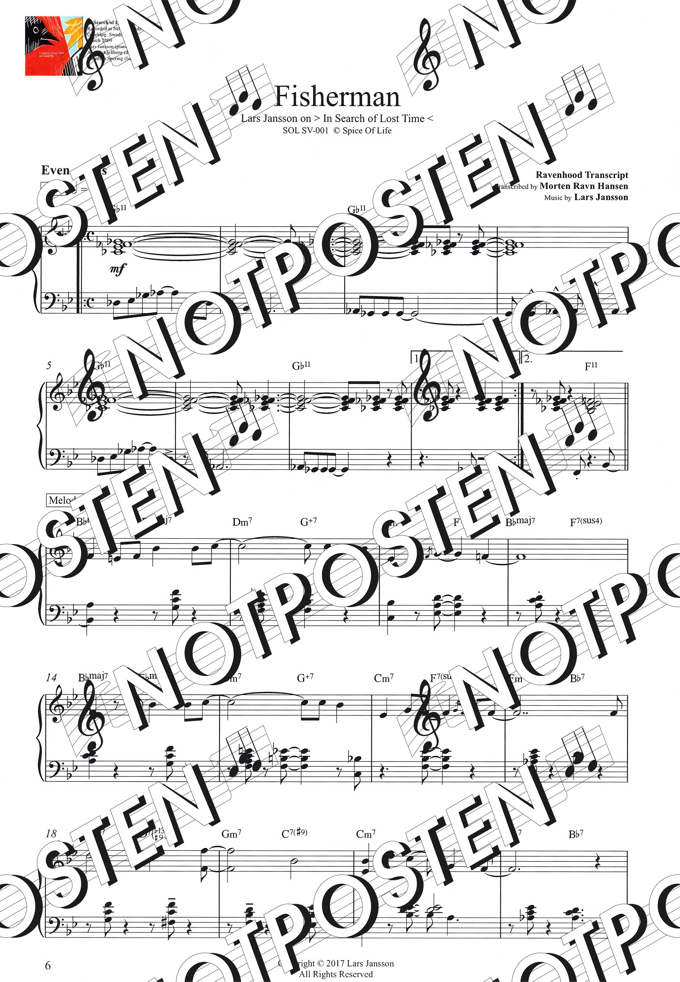 Piano Transcriptions 3: Lars Jansson