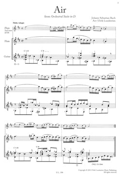 Johann Sebastian Bach For Flute And Guitar Ulrik Lundström