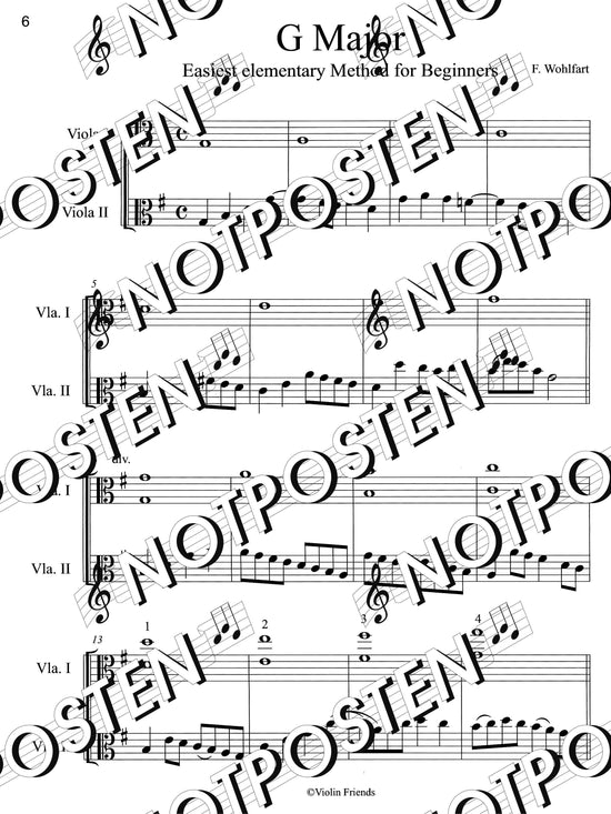 Let's Play Scales as Duets for Viola
