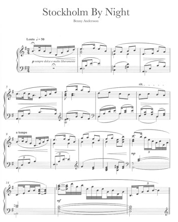 Benny Andersson Piano