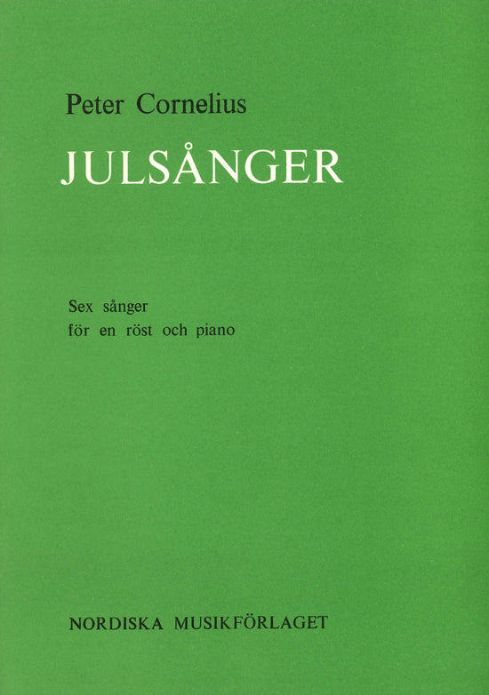 Julsånger: Sex sånger för en röst och piano