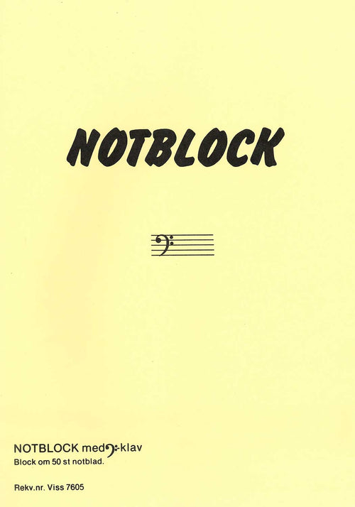 Notblock Bas-klav