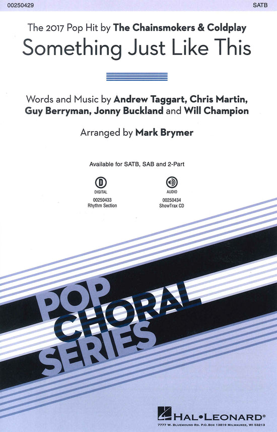 Something Just Like This SATB