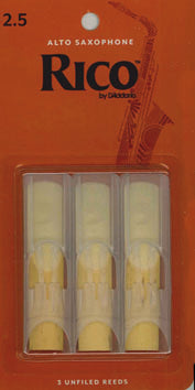Rico rörblad Altsax 3-pack. 2,5