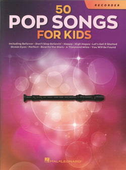 50 Pop Songs For Kids Recorder