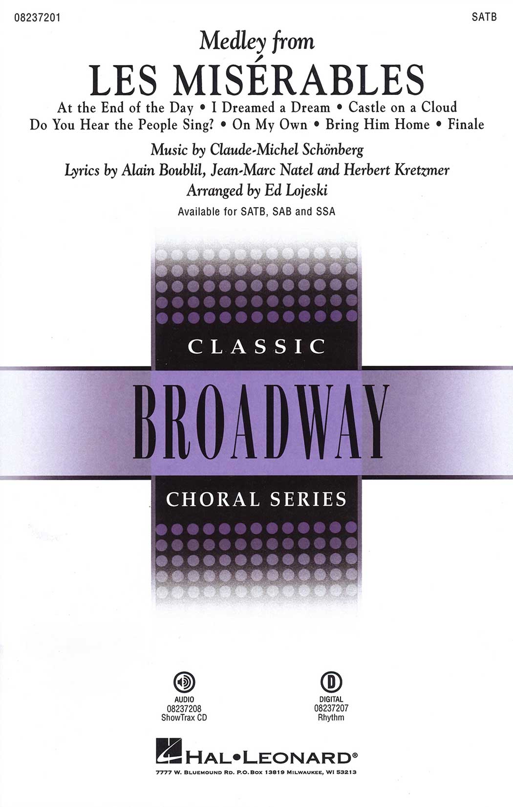 Medley from Les Misérables (SATB)