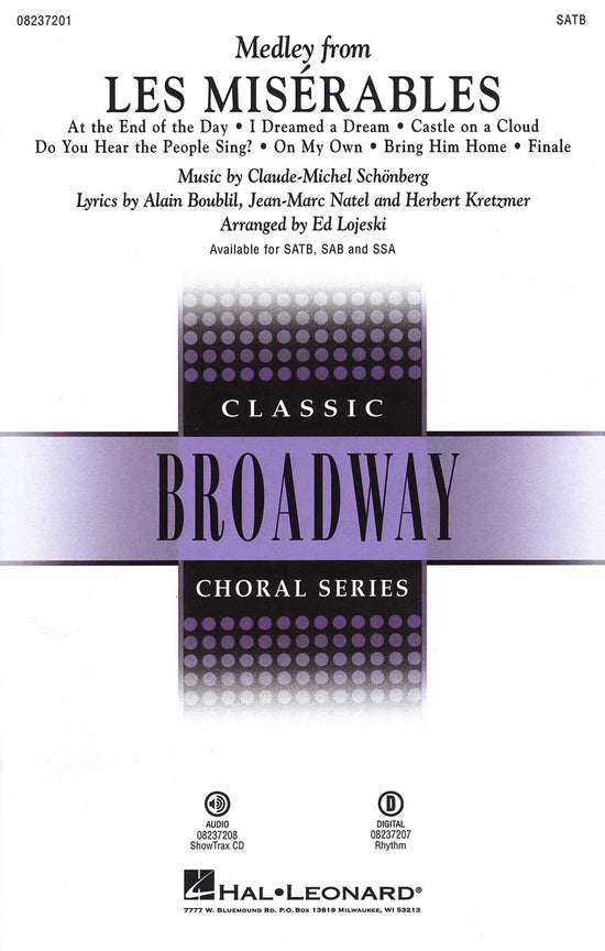 Medley from Les Misérables (SATB)