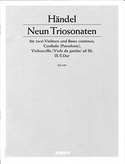 Händel Neun Triosonaten