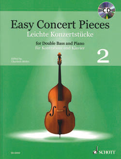 Easy Concert Pieces 2 For Double Bass And Piano
