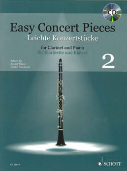 Easy Concert Pieces 2 For Clarinet And Piano