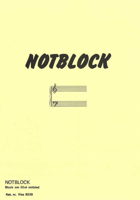 Notblock G-klav och Bas-klav