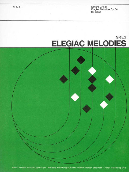 Edvard Grieg: Elegiac Melodies Op. 34 for Piano