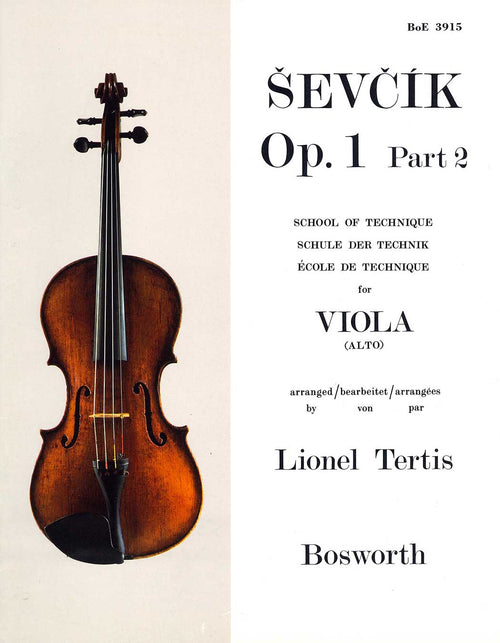 Ševcík Op. 1 Part 2: School of Technique for Viola