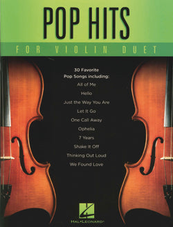 Pop Hits For Violin Duet