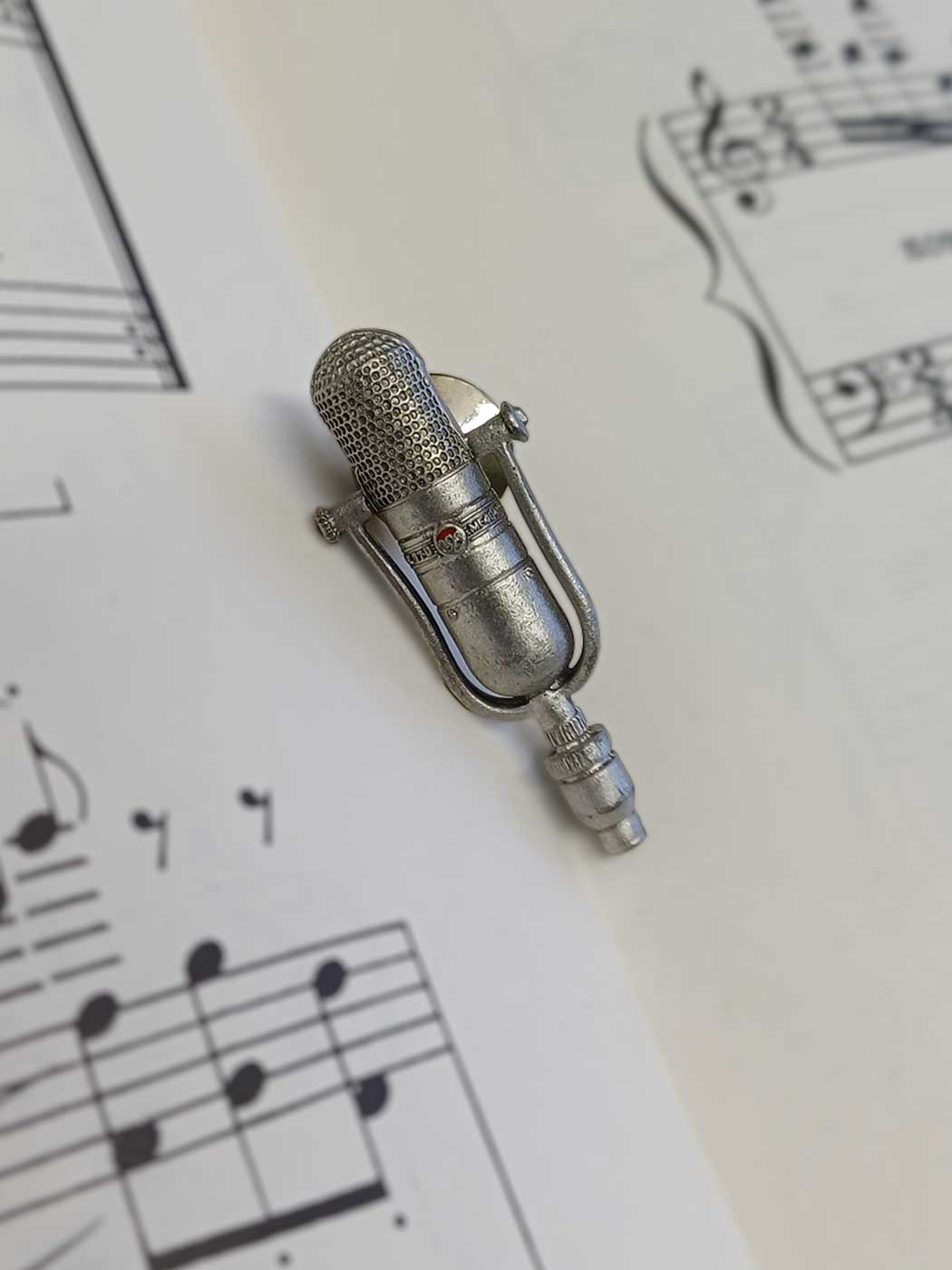 Pin Studio Mikrofon Silver