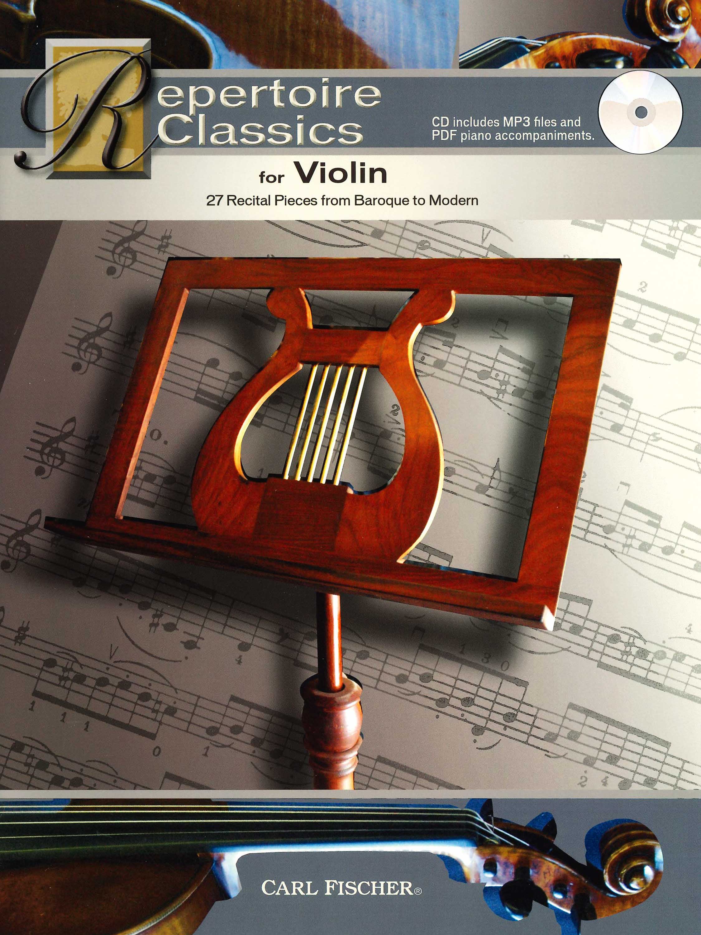Repertoire Classics For Violin: 27 Recital Pieces
