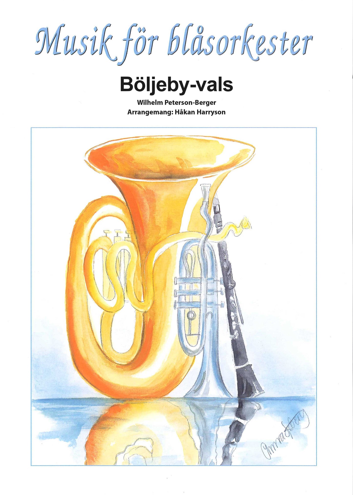 Musik för blåsorkester: Böljeby-vals