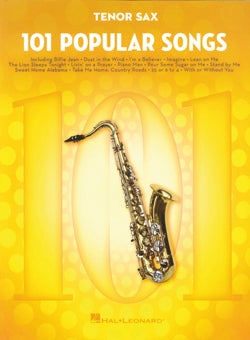 101 Popular Songs Tenor Sax