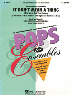Pops For Low Brass Ensembles It Don't Mean A Thing