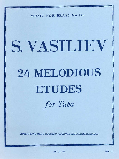 S. Vasiliev 24 Melodious Etudes for Tuba