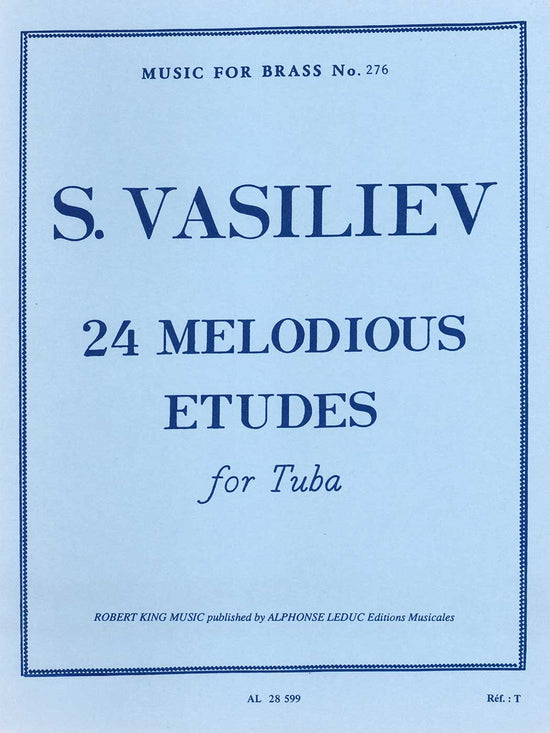 S. Vasiliev 24 Melodious Etudes for Tuba