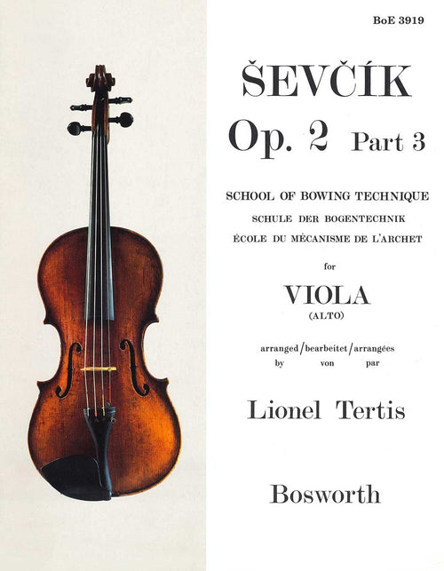 Ševcík Op. 2 Part 3: School of Bowing Technique for Viola