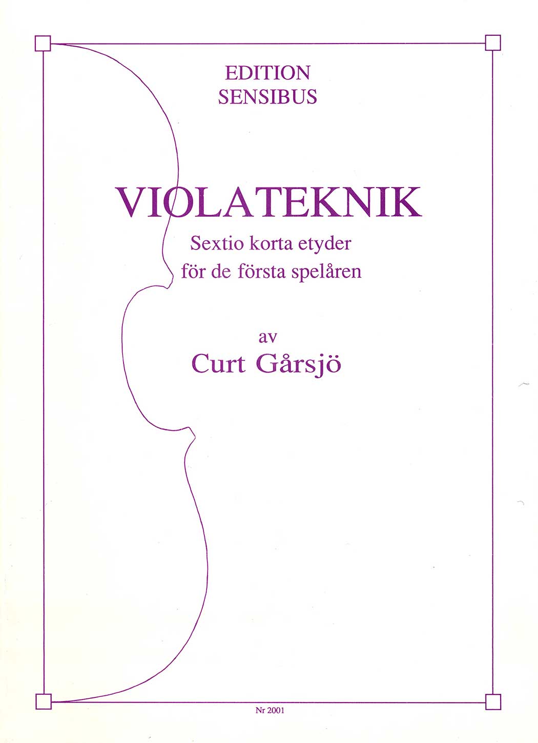 Violateknik av Curt Gårsjö