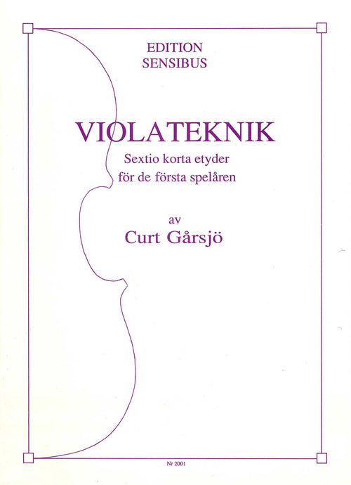 Violateknik av Curt Gårsjö