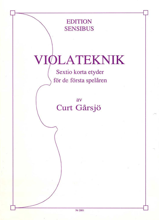 Violateknik av Curt Gårsjö