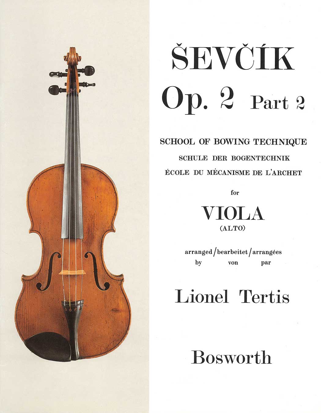 Ševcík Op. 2 Part 2: School of Bowing Technique for Viola