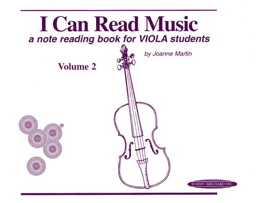 I Can Read Music Viola Volume 2
