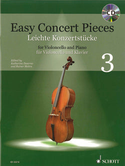 Easy Concert Pieces 3 For Cello and Piano