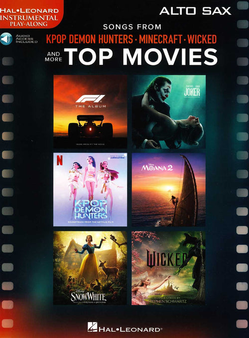 Songs From Kpop Demon Hunters, Minecraft, Wicked and More Top Movies (Alto Sax)