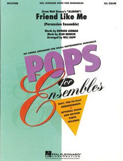 Pops For Percussion Ensemble Friend Like Me