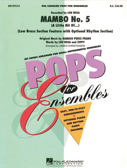 Pops For Low Brass Ensembles Mambo No 5 Low Brass