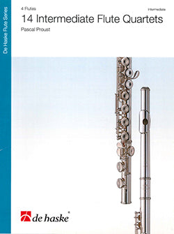14 Intermediate Flute Quartets